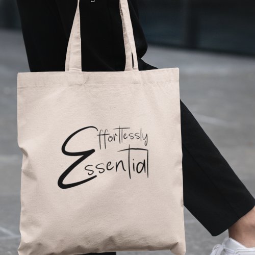 Effortlessly Essential Stylish Modern Cool Gift Tote Bag