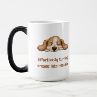 Effortlessly turning dreams into realities color morph mug