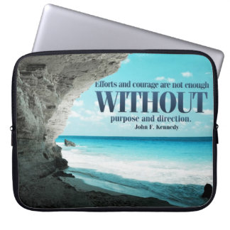 Efforts and Courage Custom Laptop Sleeve