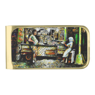 Effulgent Gold Finish Money Clip