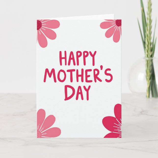 Effusive Mothers Day Card (Front)
