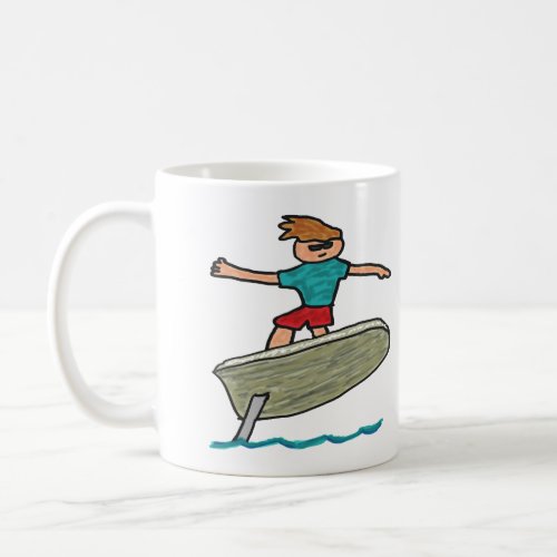 eFoil Surfing Coffee Mug