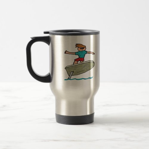 eFoil Surfing Travel Mug