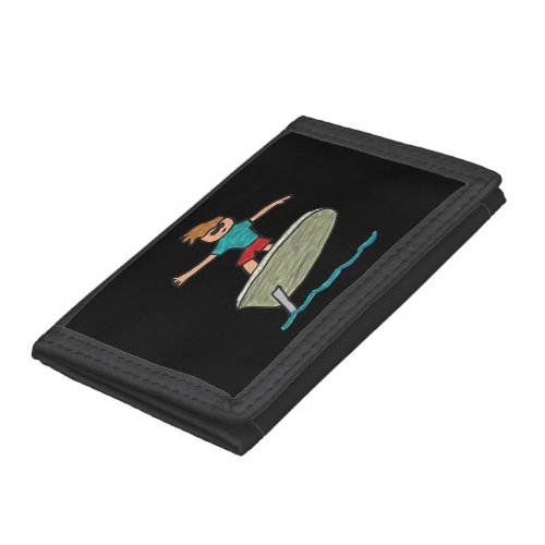 eFoil Surfing Trifold Wallet