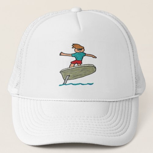 eFoil Surfing Trucker Hat