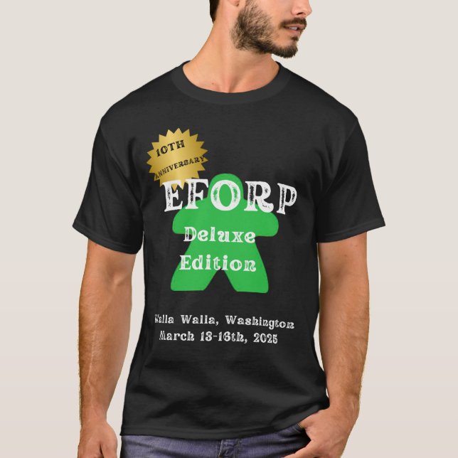 EFORP 2025 10th Anniversary Deluxe Edition Green T-Shirt (Front)