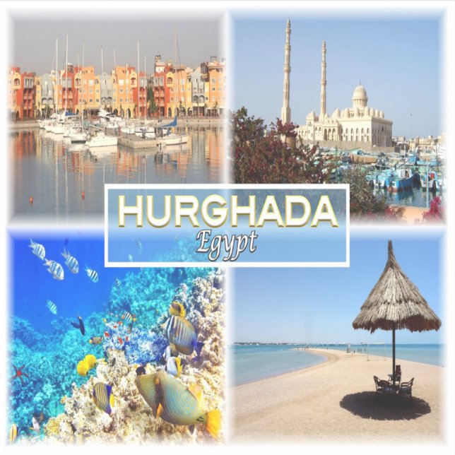 EG  Egypt - Hurghada - red sea - Sticker (Front)