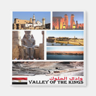 EG - Egypt - Valley of the King - Mosaic Collage Magnet