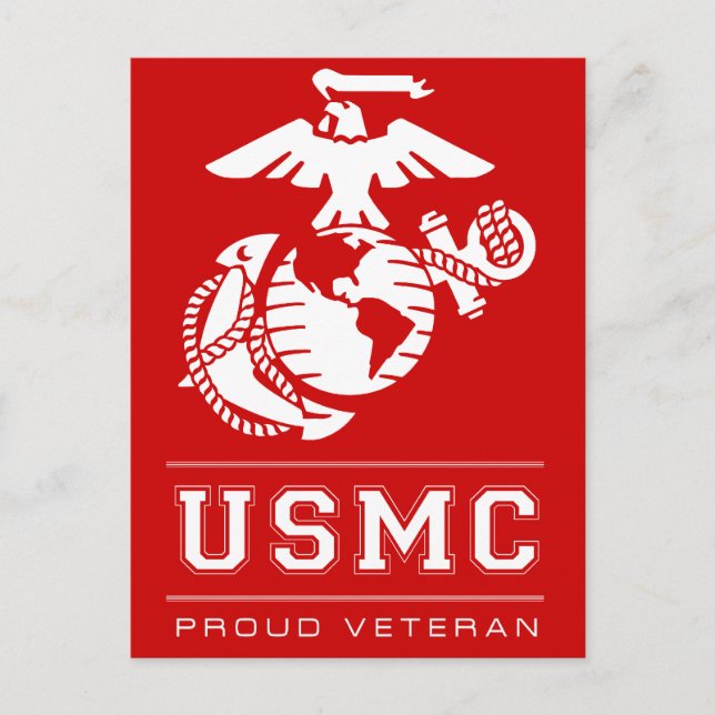 EGA Proud Veteran Postcard (Front)