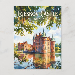 Egeskov Castle Denmark Postcard