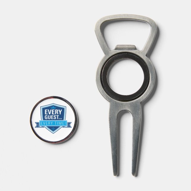 EGET Golf Divot Tool / Bottle Opener (Front (Open))