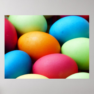 egg-100165 EGGY EGGS COLORFUL paint, color, colore Poster