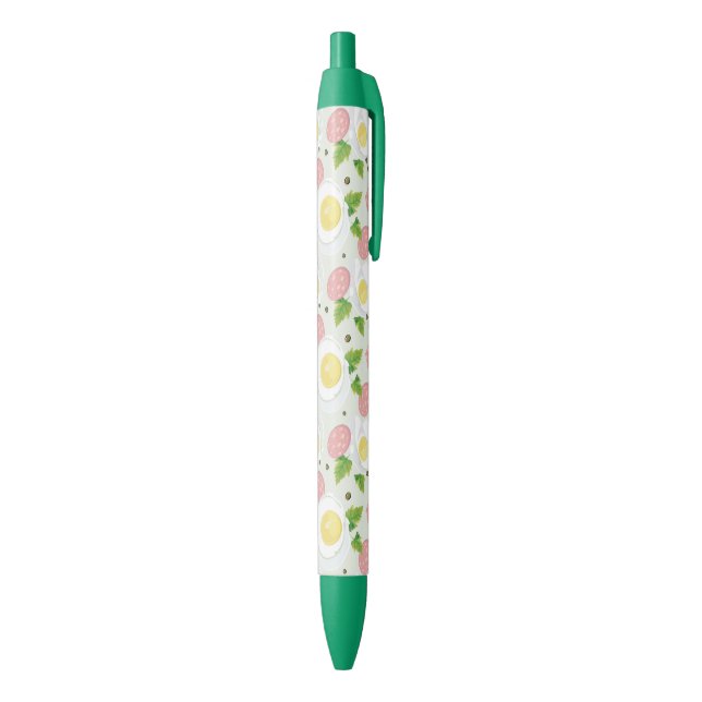 Egg and Sausage Pattern Pen (Bottom (Vertical))