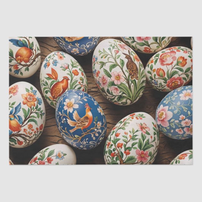 Egg Art Decoupage Tissue Paper (Front)