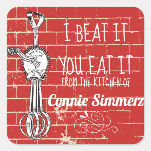 egg beater brick from the kitchen of sticker