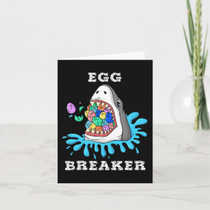 Egg Breaker Shark Easter Fun Boys Girls Kids 1 Card