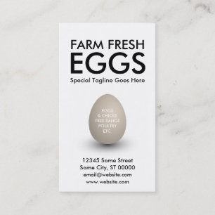 egg business card
