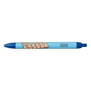 Egg carton cartoon illustration  pen