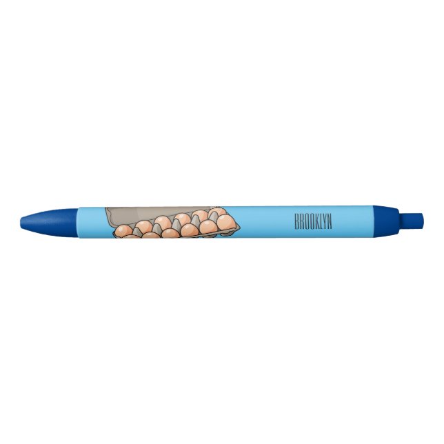 Egg carton cartoon illustration  pen (Front)