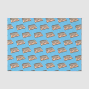 Egg carton cartoon illustration tissue paper