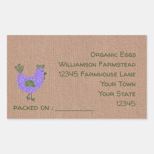 Egg  Carton Label Chickens Farm  Farmers Market 