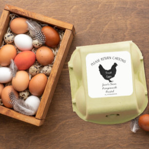 Egg Carton Label customize egg box free range