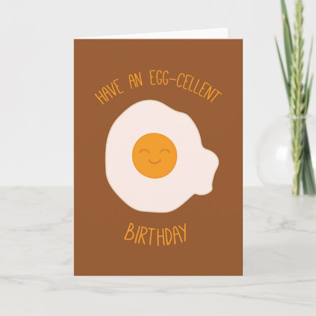 Egg-cellent Birthday Card (Front)