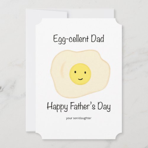 Egg_cellent Dad _ Fathers Day Card