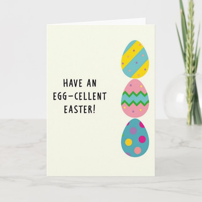 Egg Cellent Easter Partner Card (Front)