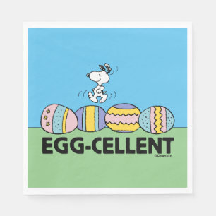 Egg-cellent Snoopy Easter Napkins