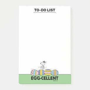 Egg-cellent Snoopy Easter Post-it Notes