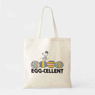 Egg-cellent Snoopy Easter Tote Bag
