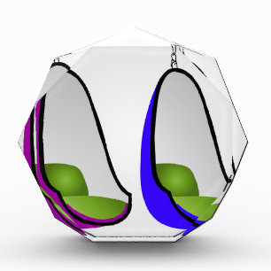 Egg chair- interior design furniture acrylic award