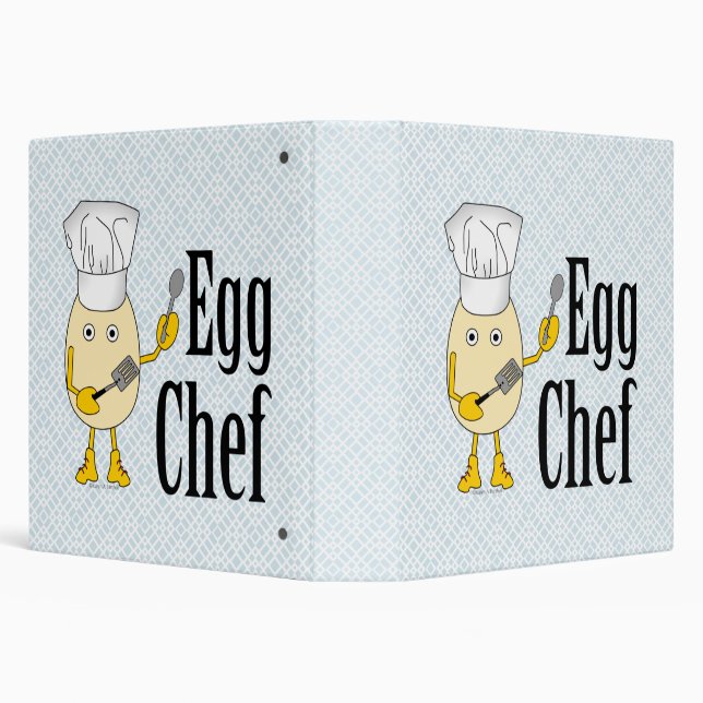 Egg Chef  3 Ring Binder (Background)