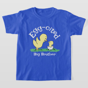 Egg-cited Big Brother Cute Sibling T-Shirt