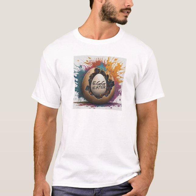 Egg-cited Eater T-Shirt (Front)