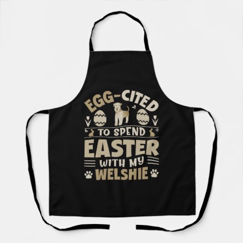 Egg Cited To Spend Easter With My Welshie Apron