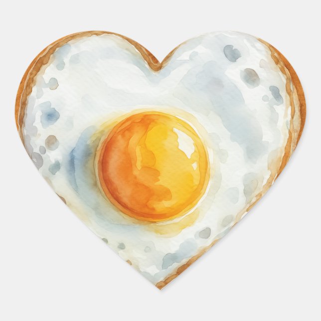 EGG-CITING BBQ BABY BIRTHDAY HEART STICKER (Front)