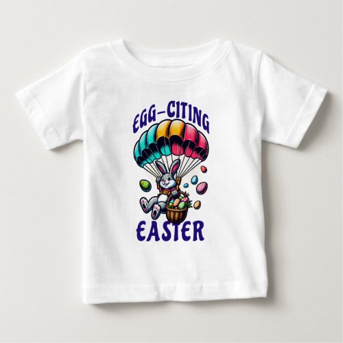 Egg_citing Easter Bunny Baby Tops