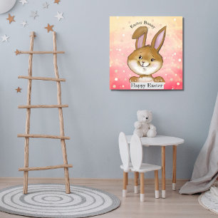 Egg-citing Egg Hunt Kids Pink Poster