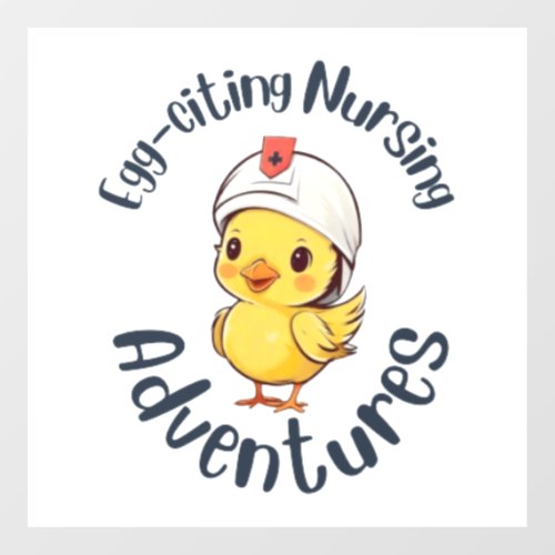 Egg_citing Nursing Adventures Relaxed Fit  Floor Decals