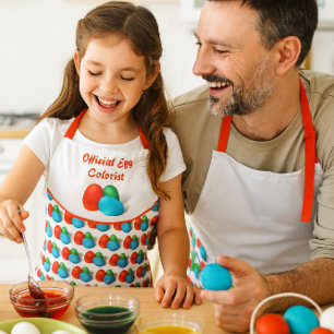 Egg Colorist Cute Easter Apron