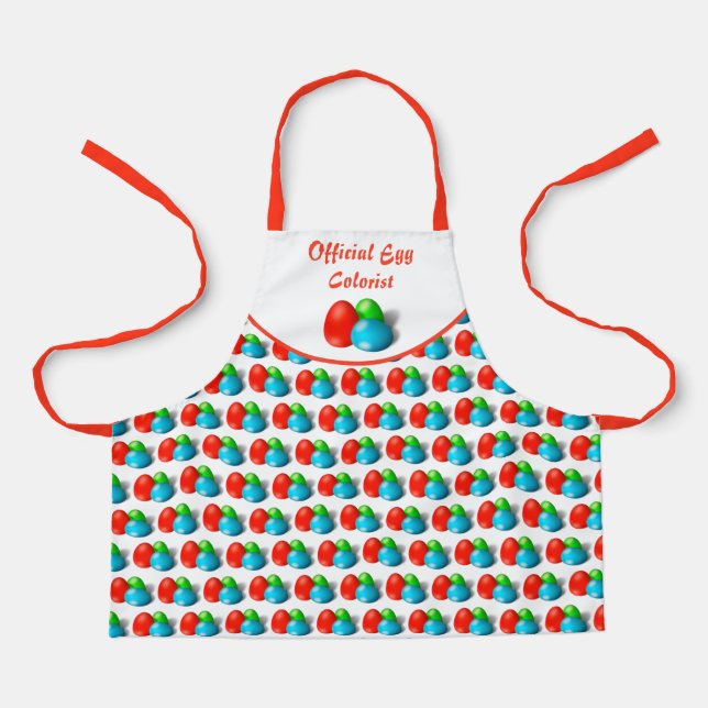 Egg Colorist Cute Easter  Apron (Front)