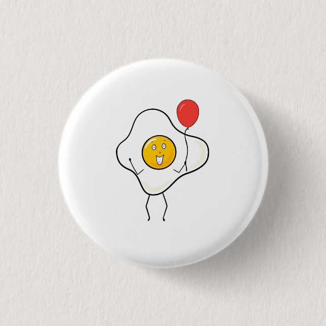Egg design with balloon, personalize, customize button (Front)