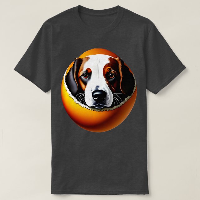 Egg dog head 2 T-Shirt (Design Front)