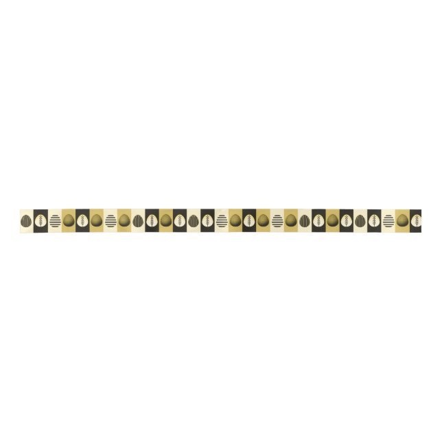 Egg Ensemble in Yellow - Designer Satin Ribbon (Front)