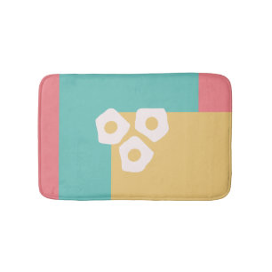 Egg Fried Breakfast Colorful Bath Mat