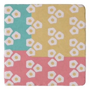 Egg Fried Breakfast Colorful Brunch Kitchen Trivet