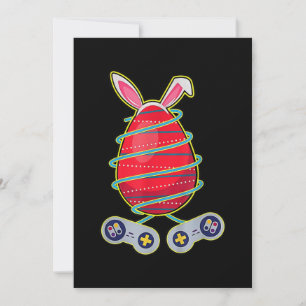 Egg Game Controller Funny Easter Invitation