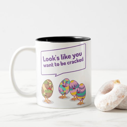 Egg gang Two_Tone coffee mug